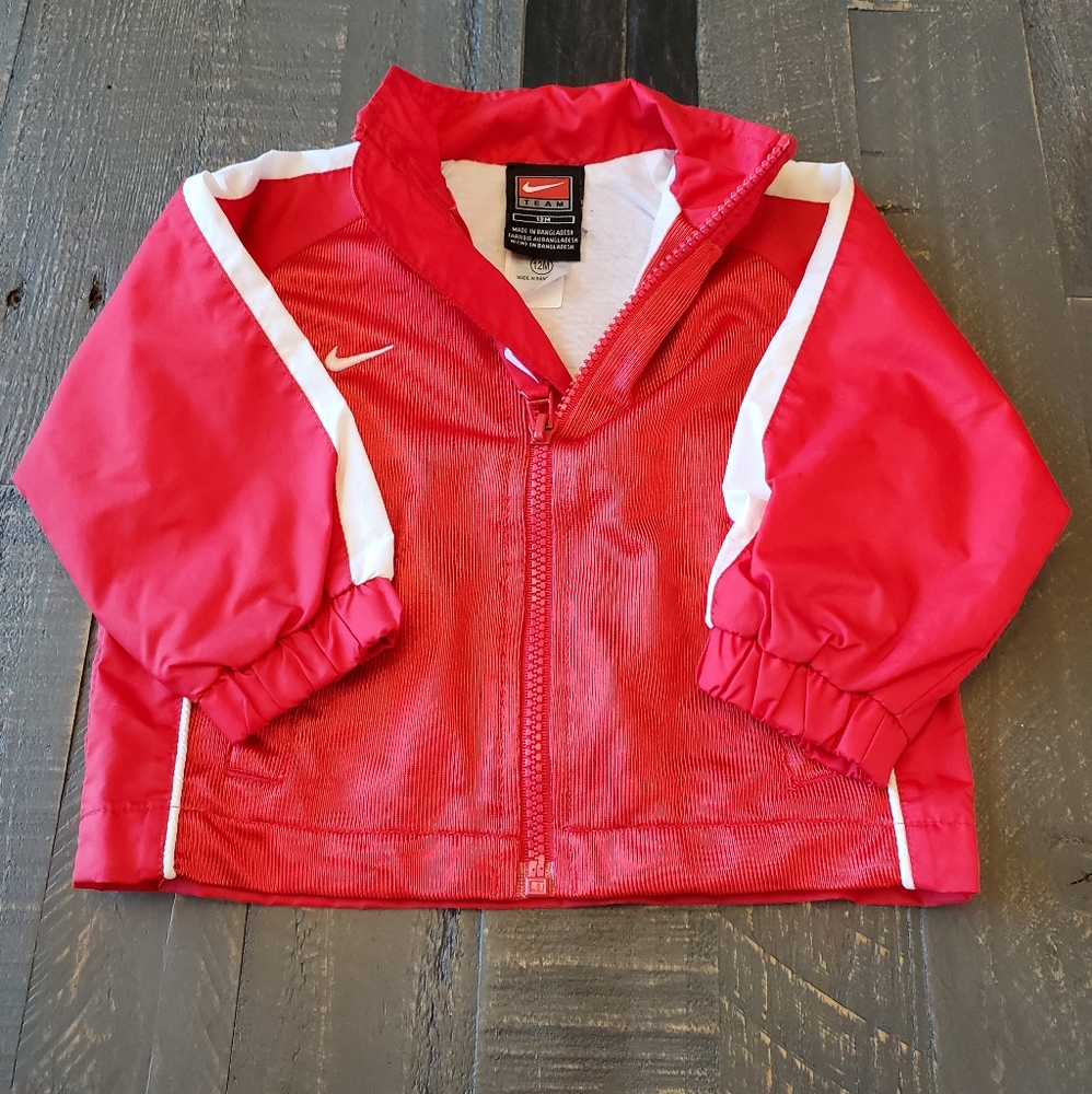 Nike Windrunner Red Jacket Size 12 months